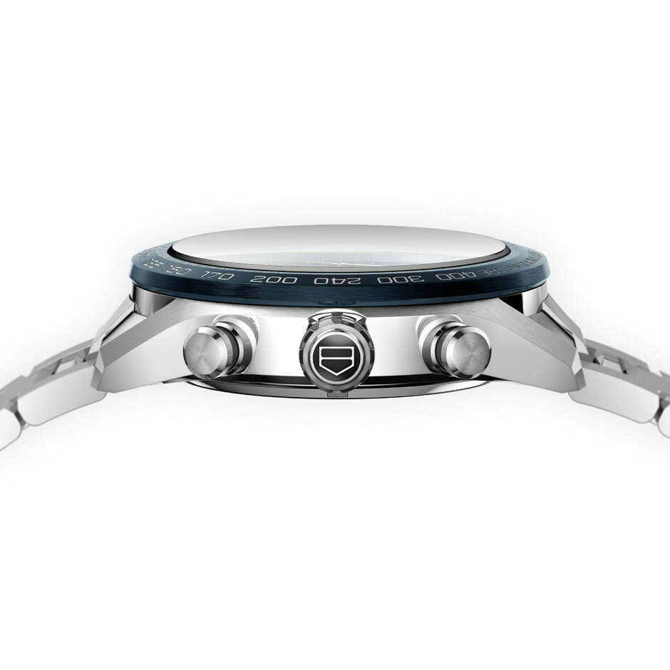 Orologio Tag Heuer Carrera Heuer Cronografo Blu