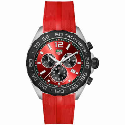 Orologio Tag Heuer Formula 1 cronografo Rosso Orologio Tag Heuer Formula 1 cronografo Rosso