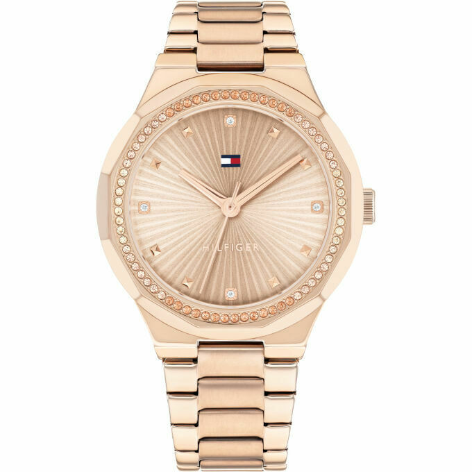Orologio Tommy Hilfiger da donna al quarzo in acciaio rose