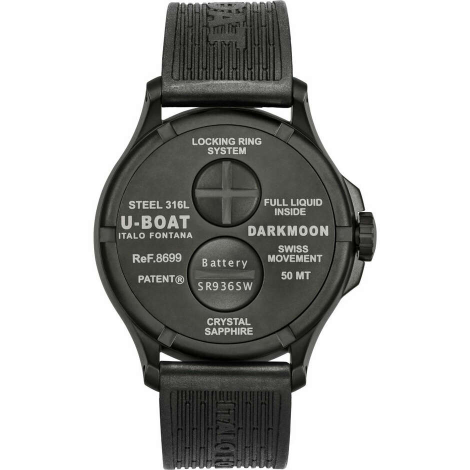 Orologio U-Boat Darkmoon marrone con cassa in pvd 44 mm