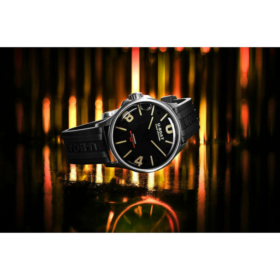 Orologio U-Boat Darkmoon nero con cassa in pvd 40 mm