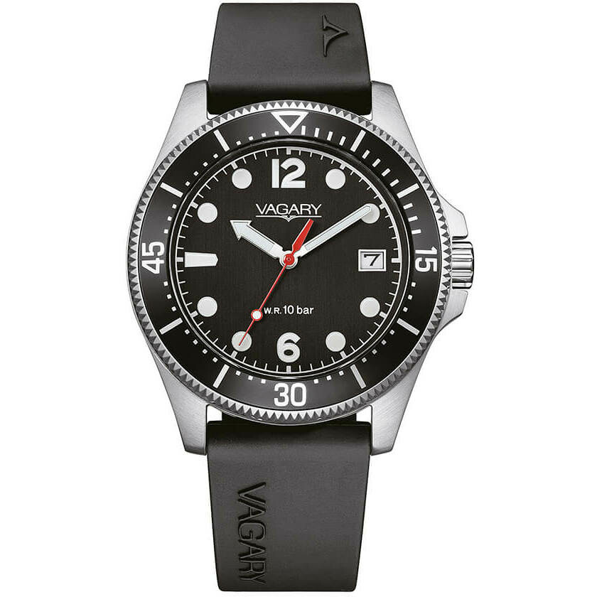 Orologio Vagary Aqua 39 Nero in gomma
