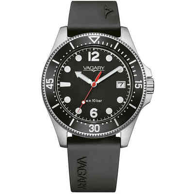 Orologio Vagary Aqua 39 Nero in gomma