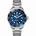 Orologo Tag Heuer Aquaracer 300 GMT blu con TH31-03 COSC Blu