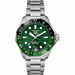 Orologo Tag Heuer Aquaracer 300 GMT verde con TH31-03 COSC Verde