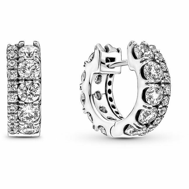 Pandora Bright Circle Earrings