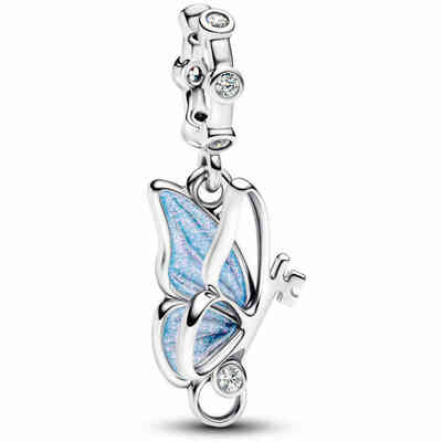 Pandora Butterfly and Key Pendant Charm Pandora Butterfly and Key Pendant Charm