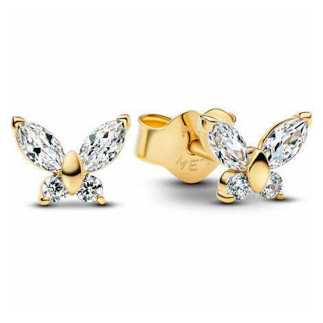 Pandora Butterfly Gold-Plated Earrings