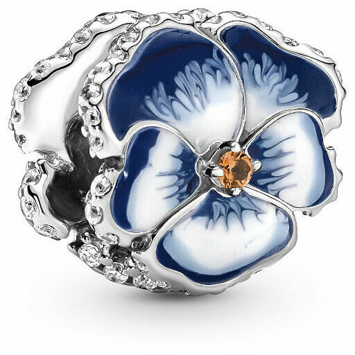 Pandora Charm Blue Pansy