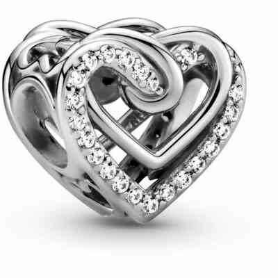 Pandora Charm Hearts Intertwined with Stones Pandora Charm Hearts Intertwined with Stones