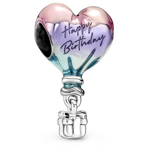 Pandora Charm Hot Air Balloon "Happy Birthday"