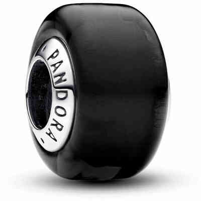 Pandora Charm Mini Murano Glass Black Pandora Charm Mini Murano Glass Black