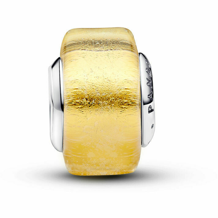 Gold murano glass pandora discount