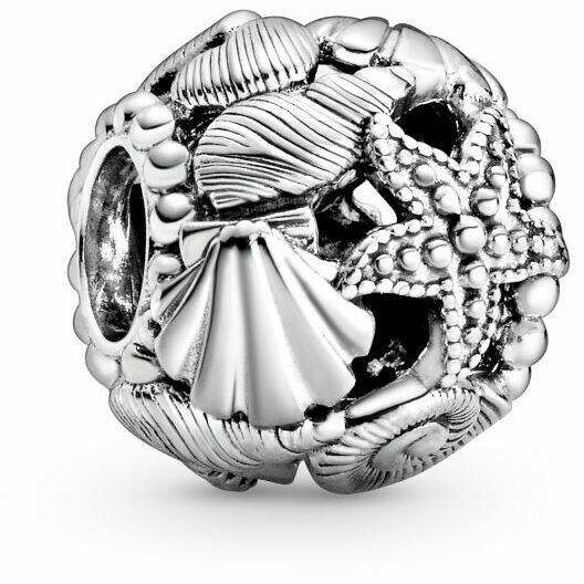 Pandora Charm Openwork Starfish Shell and Heart