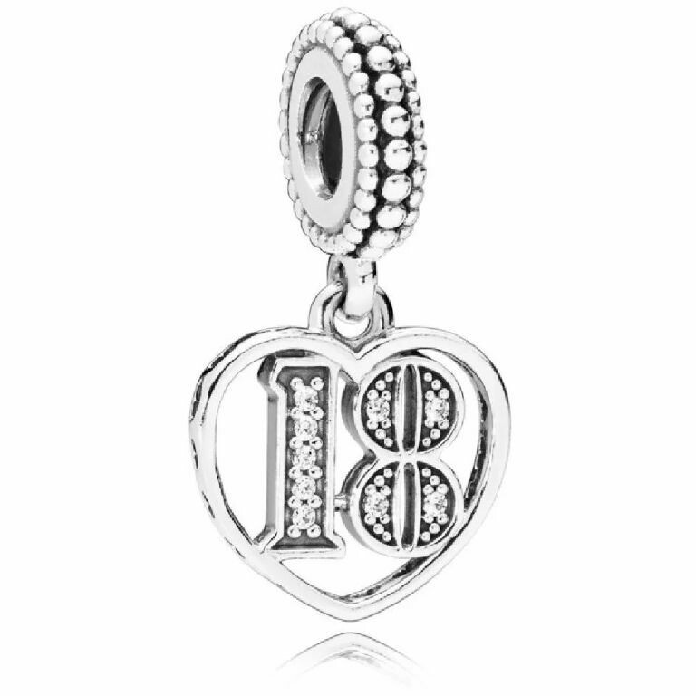 Pandora Charm Pendant 18 Years