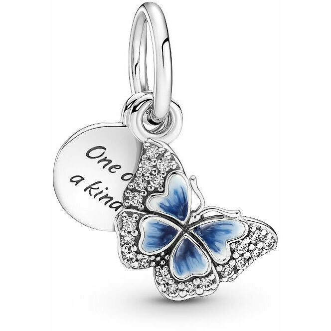 Pandora Charm Pendant Blue Butterfly