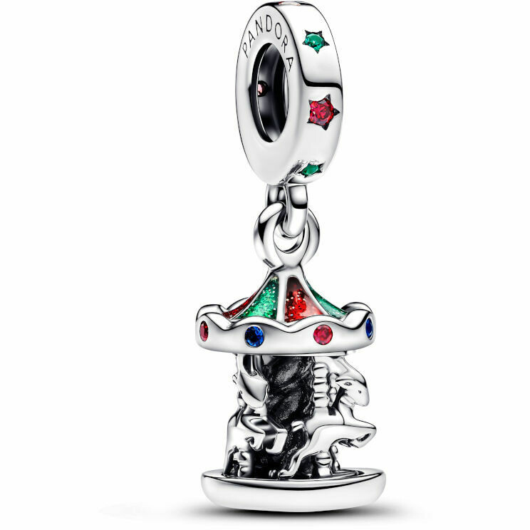 Pandora Charm Pendant Christmas Carousel