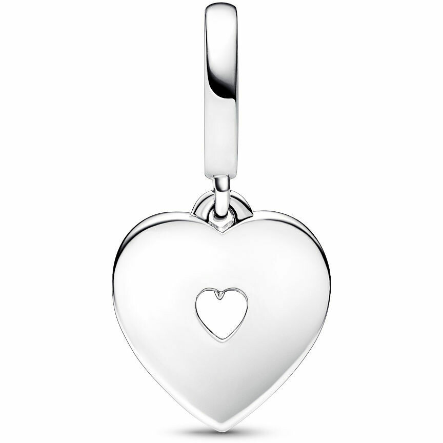 Pandora Charm Pendant Double Heart with Freshwater Cultured Pearls
