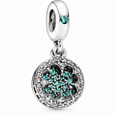 Pandora Charm Pendant Four Leaf Clover Green Pandora Charm Pendant Four Leaf Clover Green