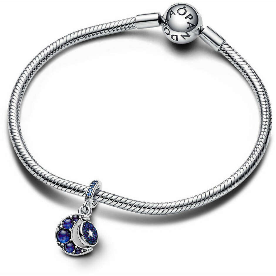 Pandora Charm Pendant Moon Rotating