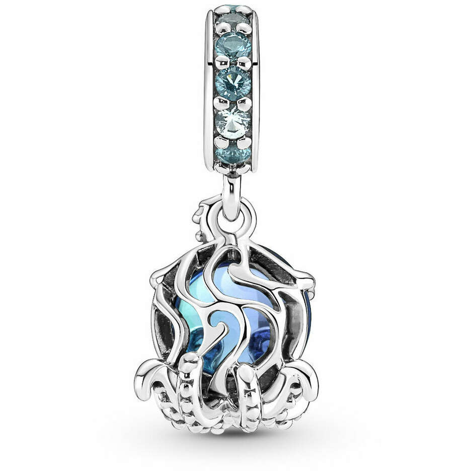 Pandora Charm Pendant Octopus Murano Glass