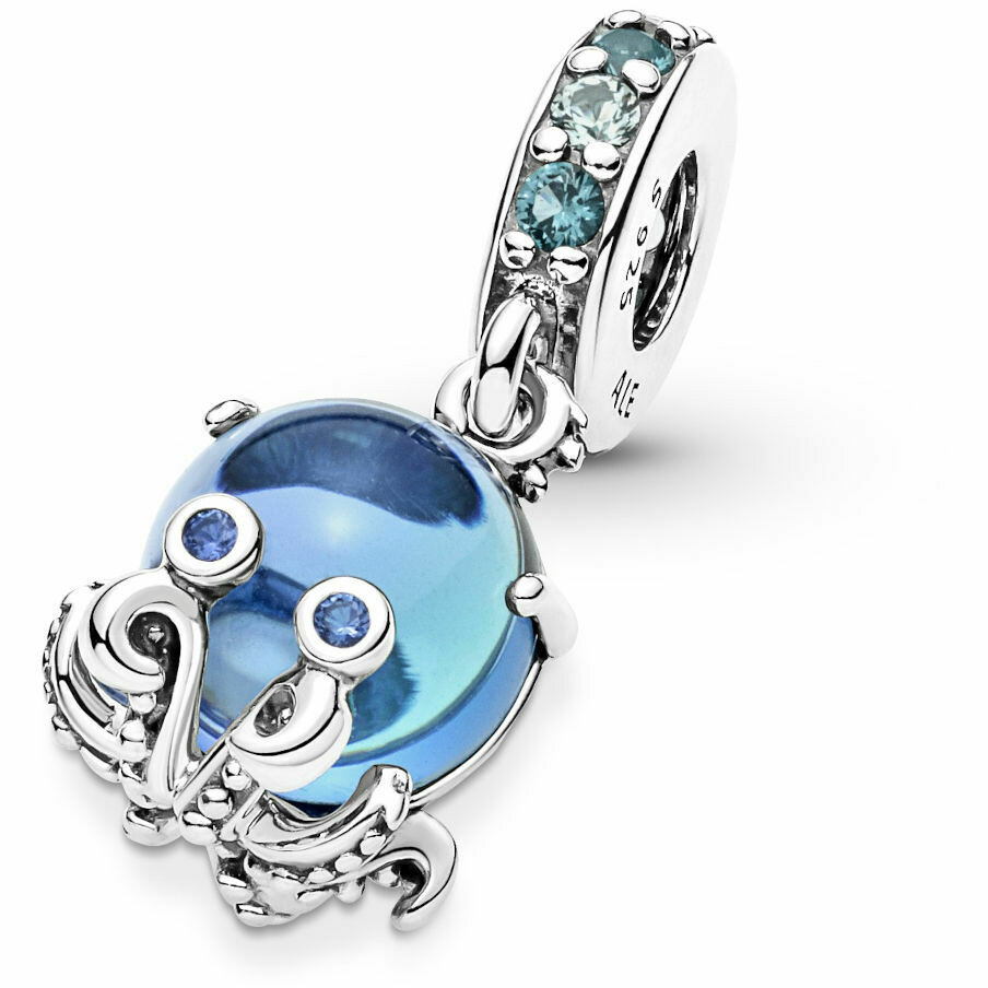 Pandora Charm Pendant Octopus Murano Glass Franco Cuomo Gioielli