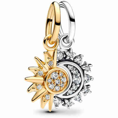 Pandora Charm Pendant Sun and Moon Divisible