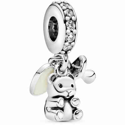 Pandora Charm Pendant Teddy Bear and Pacifier Pandora Charm Pendant Teddy Bear and Pacifier