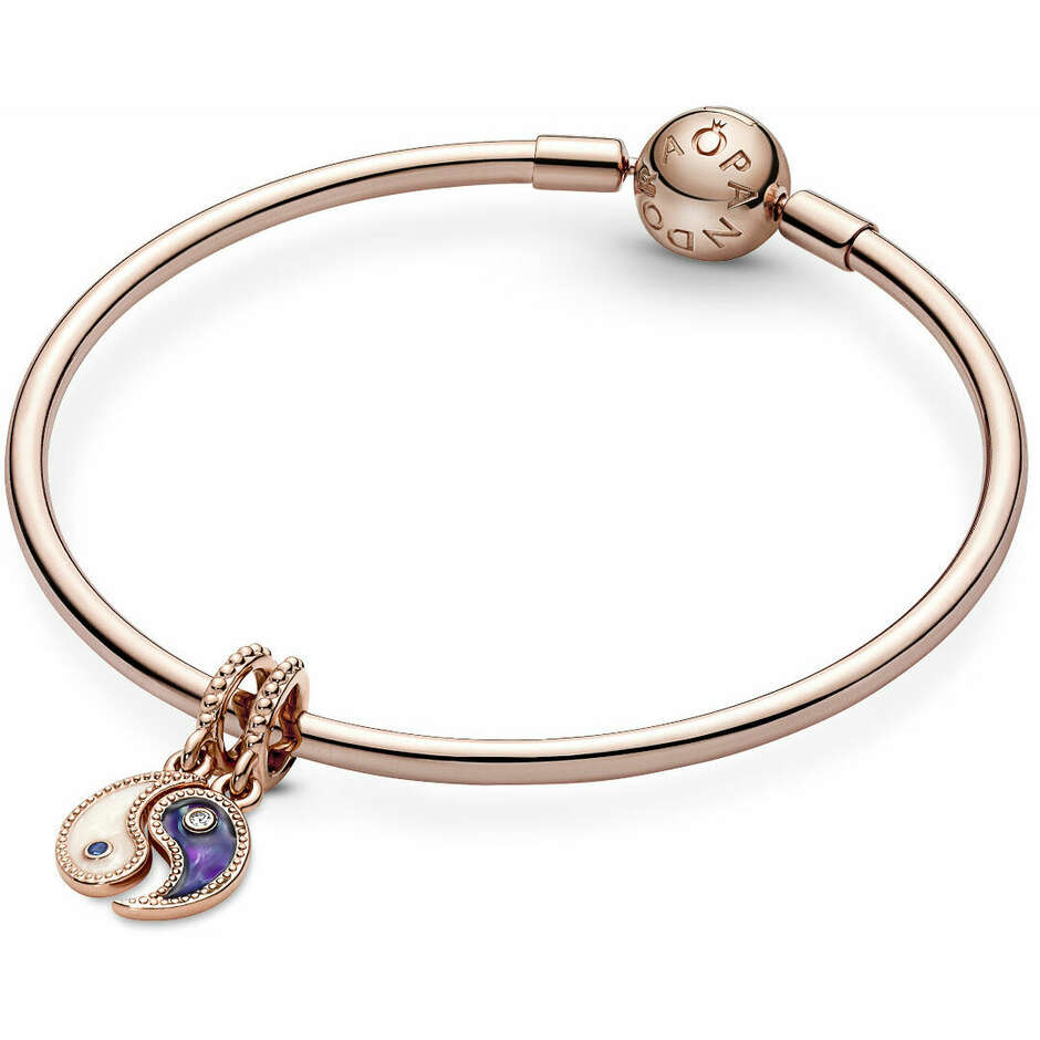 Pandora Charm Pendant Yin & Yang Rose Gold Plated