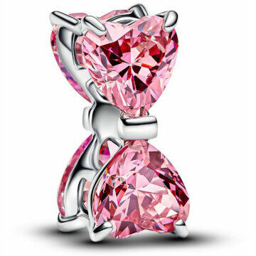 Pandora Charm Pink Bright Bow Pandora Charm Pink Bright Bow