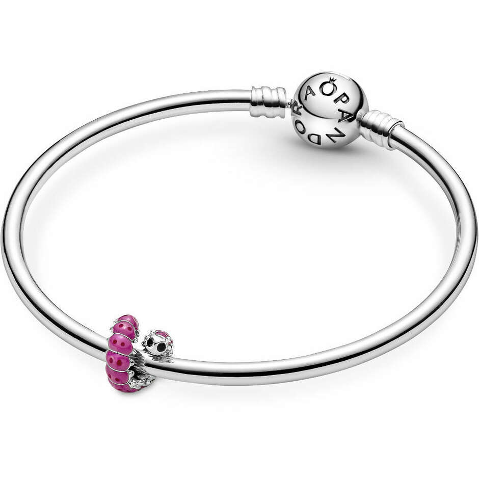 Pandora Charm Pink Caterpillar