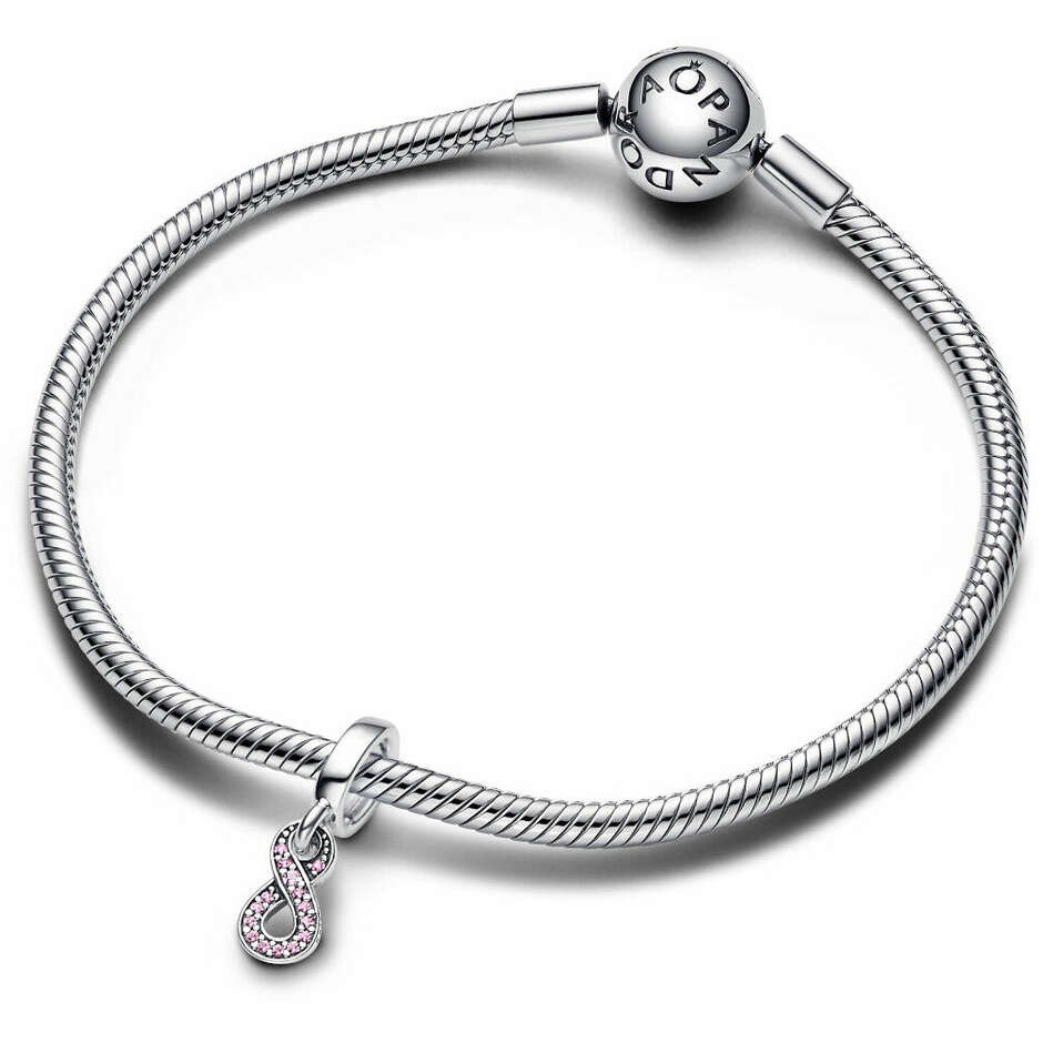 Pandora Charm Pink Infinity Pendant