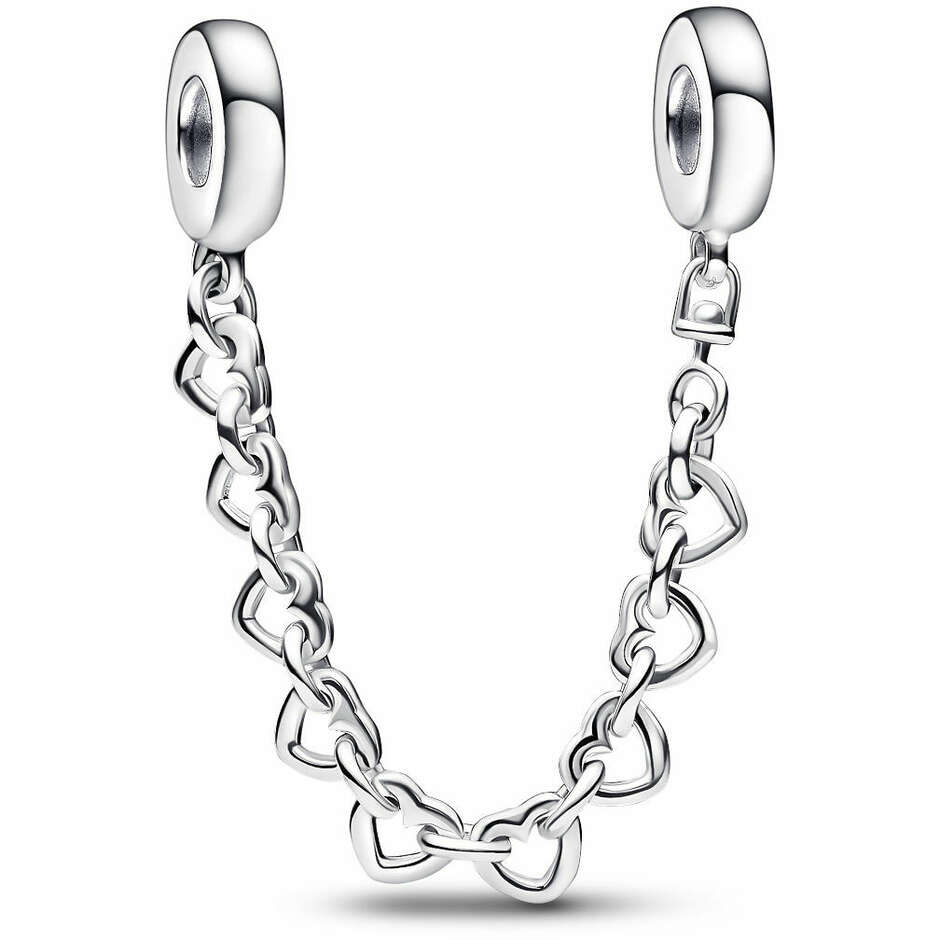 Pandora Charm Safety Chain Intertwined Hearts