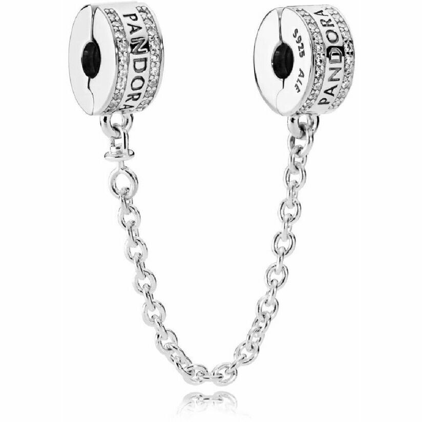 Pandora Charm Safety Chain with Logo