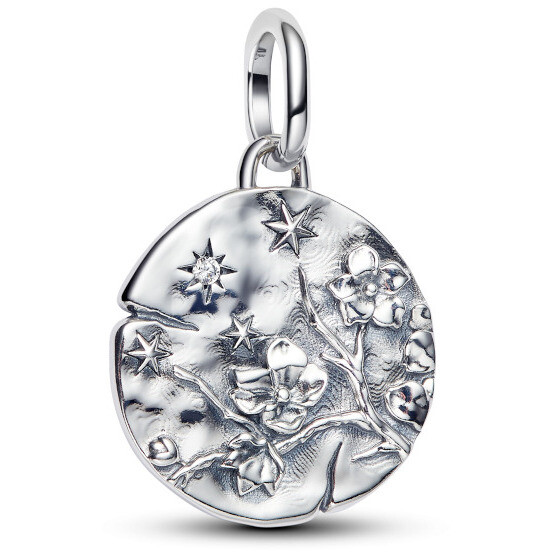 Pandora Cherry Blossom Medallion "Vivat Floreat"
