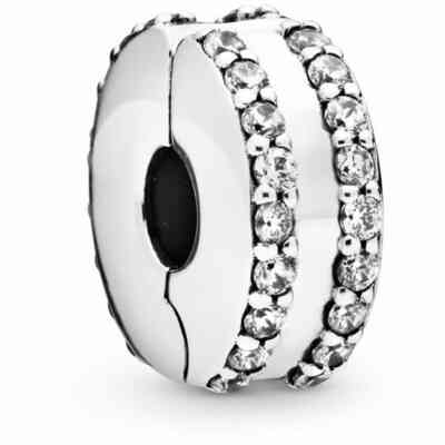 Pandora Clip Double Pavè Pandora Clip Double Pavè