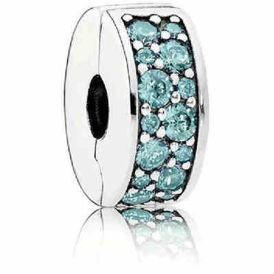 Pandora Clip Pavè Turquoise Pandora Clip Pavè Turquoise
