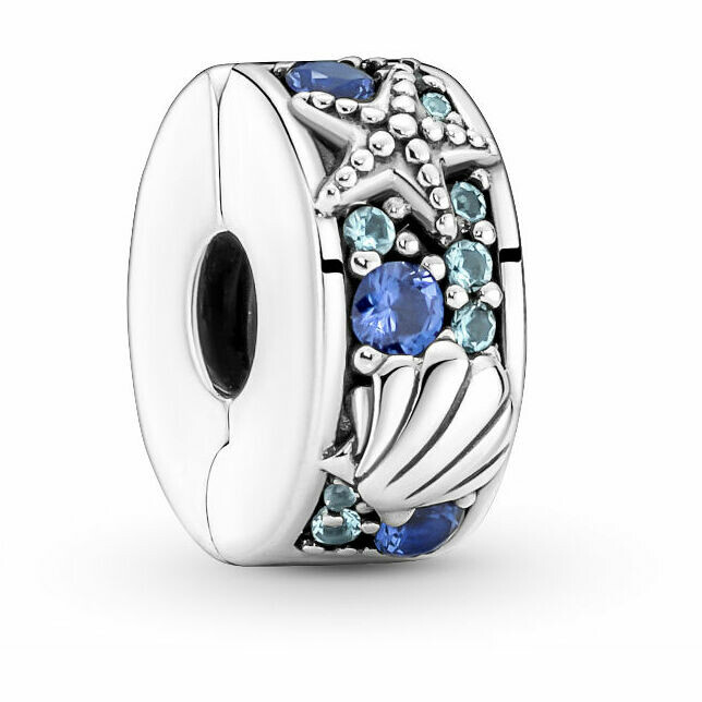 Pandora Clip Starfish and Tropical Shells