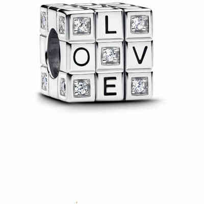 Pandora Cube Love Charm