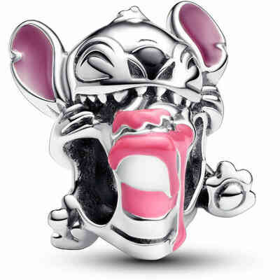 Pandora Disney Charm Stitch with Birthday Cake