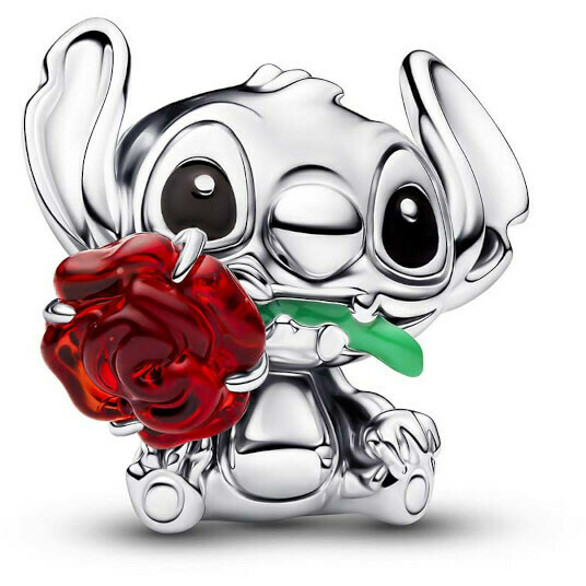 Pandora Disney Lilo & Stitch charm with rose