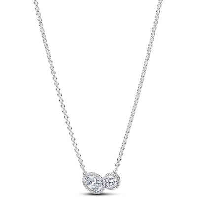 Pandora Double Bright Stone Necklace Pandora Double Bright Stone Necklace