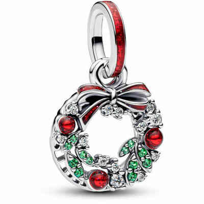 Pandora Double Christmas Wreath Charm