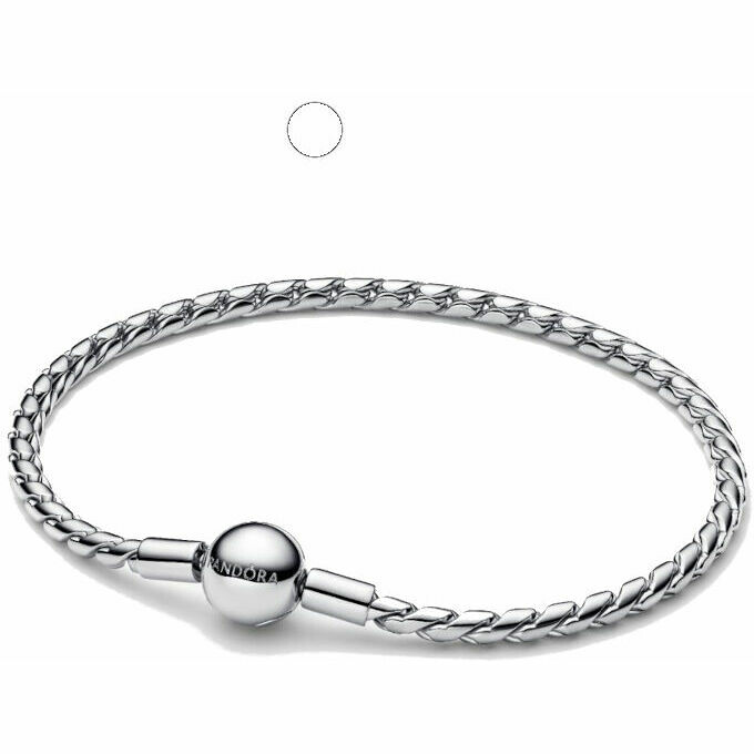 Pandora Ear of Pheasant Mesh Bracelet with Ball Clasp