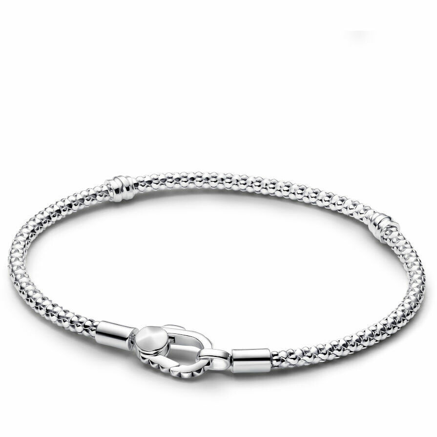 Pandora Geometric Mesh Bracelet with Lobster Clasp