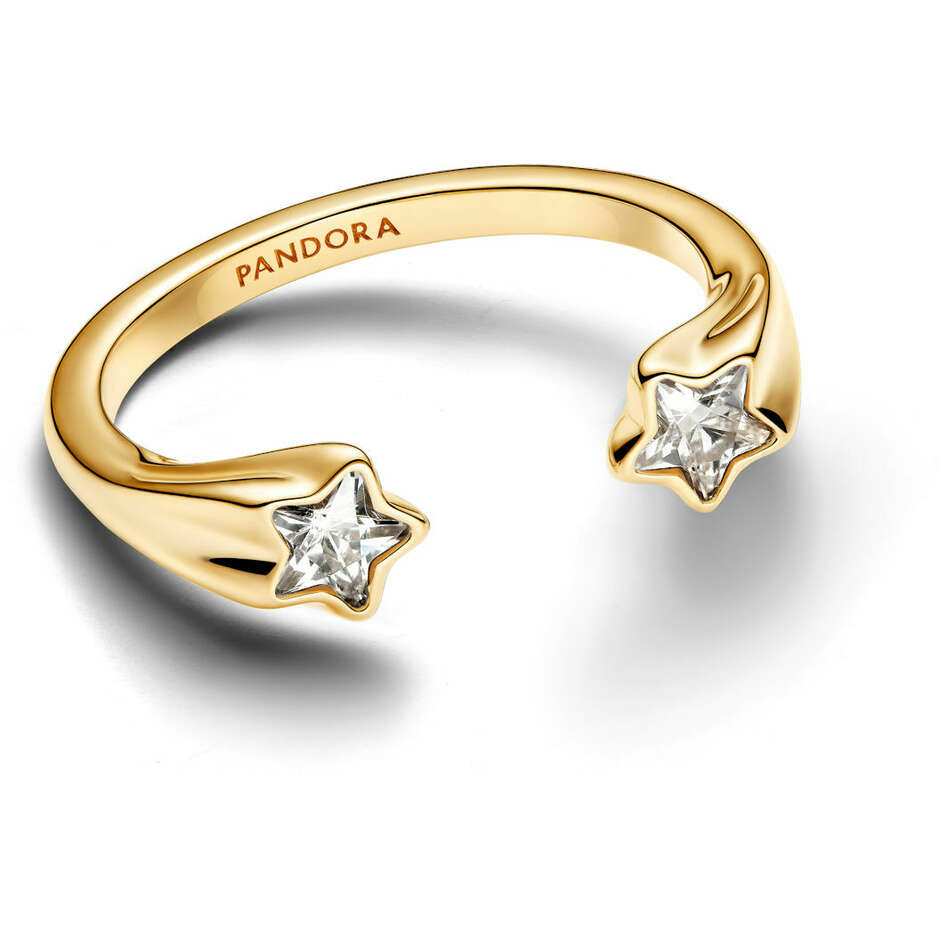 Pandora Gold Plated Shooting Stars Ring