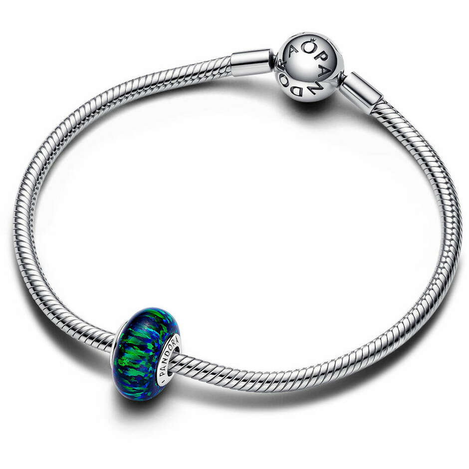 Pandora Green and Blue Opal Charm