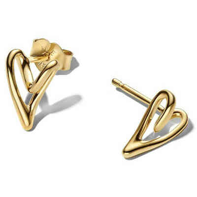 Pandora Heart Earrings Sinuous Line