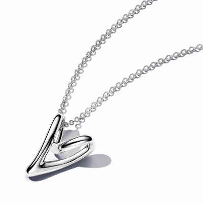 Pandora Heart Necklace Sinuous Line Pandora Heart Necklace Sinuous Line