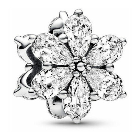 Pandora Herbarium Luminous Flower Charm in Silver